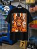 1pc Men'S Graphic T-Shirt Halloween Highland Cow Print Short Sleeve Crew Neck Fall Holiday Themed To