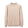 Hengyuanxiang Men's 95.5% Wool & 4.5% Cashmere Blend Round Neck Pullover Sweater