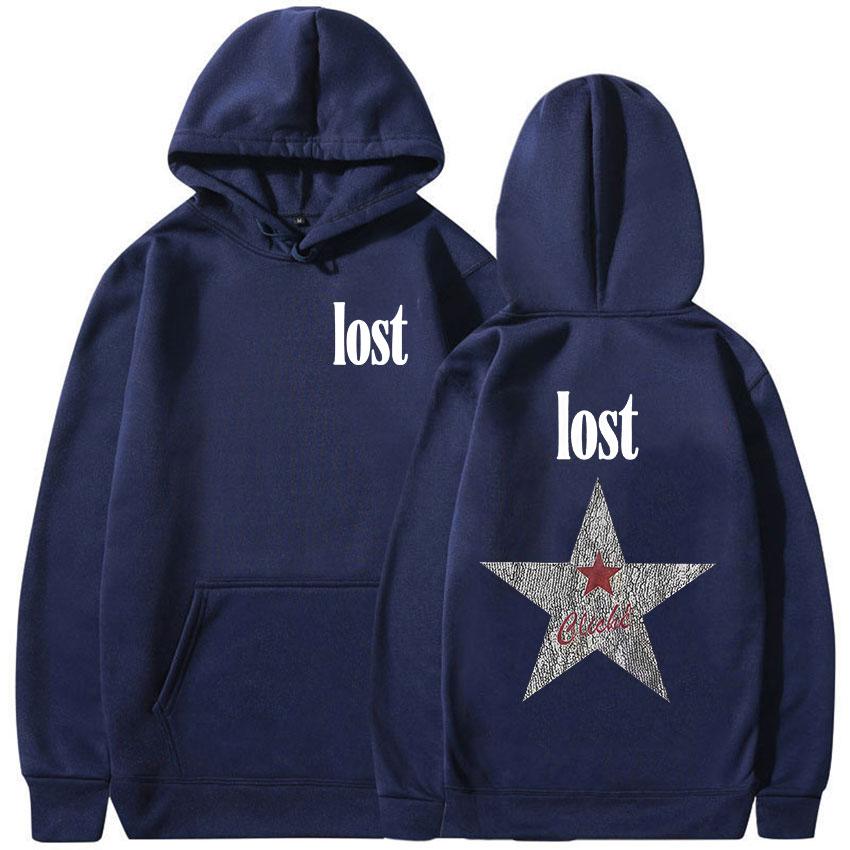 Rapper Mgk Lost Americana Tour 2025 Logo Hoodie Herren Damen Mode Pullover Kleidung Sweatshirt Retro Langarm Oversized Kapuzenpullover