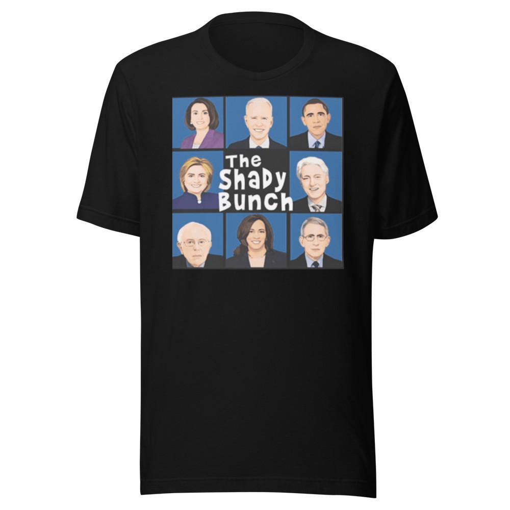 The Shady Bunch T-shirt Short Sleeve Ultra Soft 100% Cotton Crewneck Unisex Top Unisex T-Shirt M