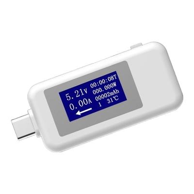 USB Charger Tester with DC Digital Display Voltage Current Meter for For Phones USB C Laptop Charging Monitoring