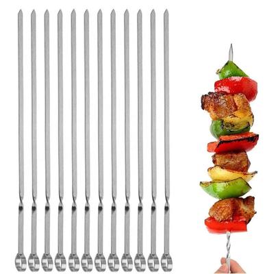 Szaszłyki do grilla Materiał ze stali nierdzewnej Kuchnia wewnętrzna Grillowanie na zewnątrz Użyj szaszłyków Idealne prezenty z grilla dla miłośników grillowania