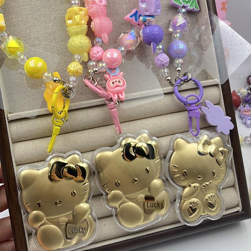 20mg Pure Gold Wealth-Attracting Cat Pendant Keychain - Gold Gift for Girlfriend