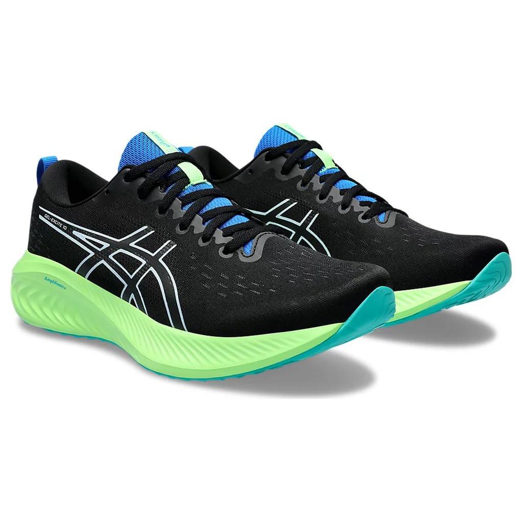 New Asics Gel Excite 10 Black Light Blue 1011B600-006