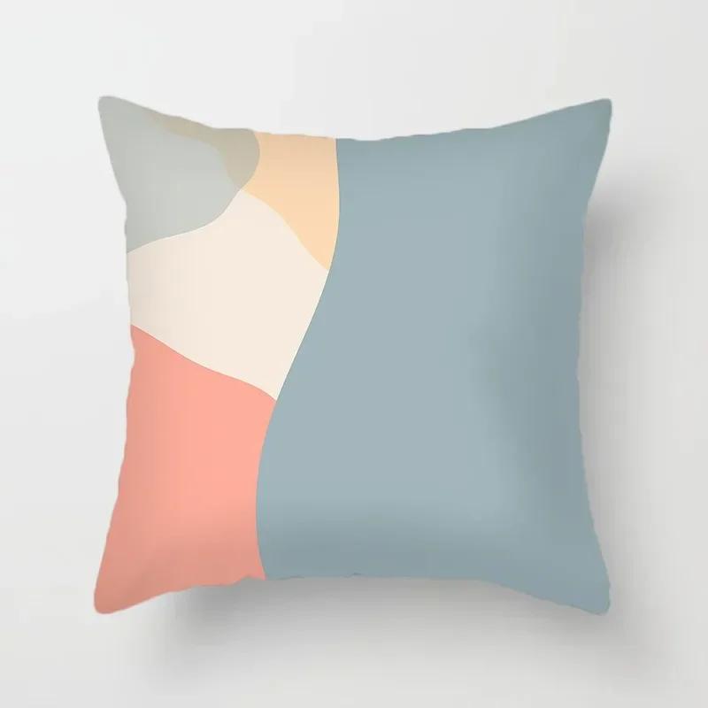 Luxuriöse Heimdekoration Kissenbezug Einfache Aquarell-Fließmalerei Büro Sofa Auto Kissenbezug