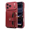 Faux Leather Phone Case for IPhone 17 16 15 14 13 12 X XS XR 11 E Pro Max Plus Mini Card Bag Built-in Bracket & Makeup Mirror