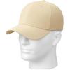 Bless International Premium Cotton Baseball Caps for Men & Women (Beige Color)