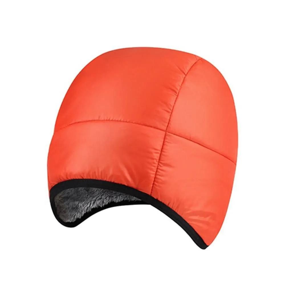 Winter sports thermal padded hat fleece-lined beanie head protection cold weather exercise