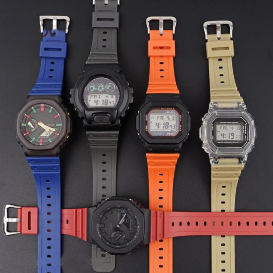 Wristwatch Strap Waterproof Non-fading Wear-resistant Breathable Durable Sweat-proof Soft Smart Watch Band Replacement