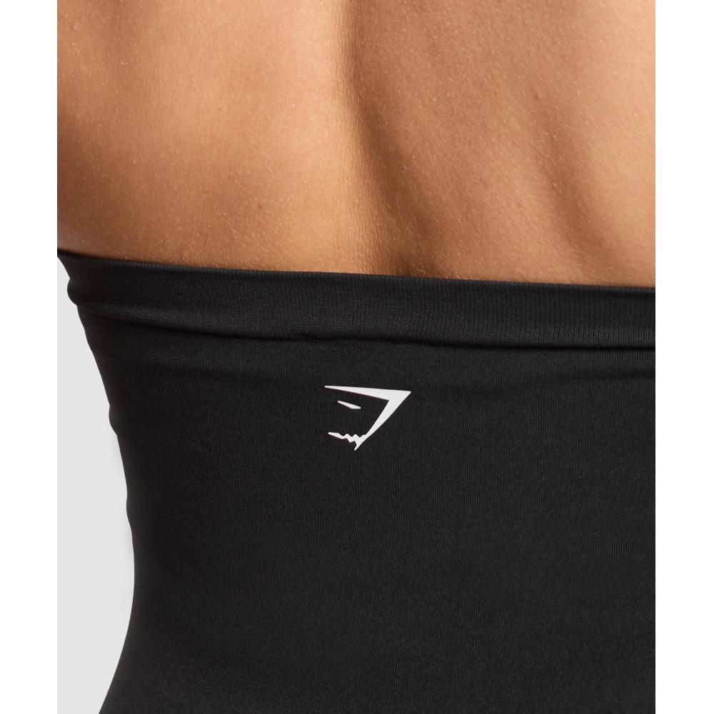 Gymshark Everyday Seamless Midi Tube Top Black B2c9p Bb2j
