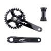 RACEWORK XT Hollowtech Mtb Crank Arms For Bicycle Crankset Integrated Candle Pe 2 Crowns Mountain Bike Connecting Rods 104
