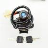 Motorcycle Ignition Switch Lock Fuel Gas Cap W/Key Set Fit For Ninja ZX-6R ZX7R ZX7RR ZX9R ZZR400 ZZR600 ZXR400 ZXR750 1991-2006