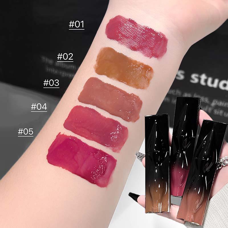 LUCKGO Interstellar Mirror Lip Glaze: Whiten & Gloss for Parties - Ideal for Students.
