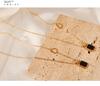 Retro Acrylic Pendant Necklace: Influencer-Style Gold-Plated Titanium Steel Chain for Women