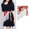 Exquisite Triangle Waistband Tassels Dance Hip Scarf Fashion Fringe Waist Belt  Dress Jeans Decor