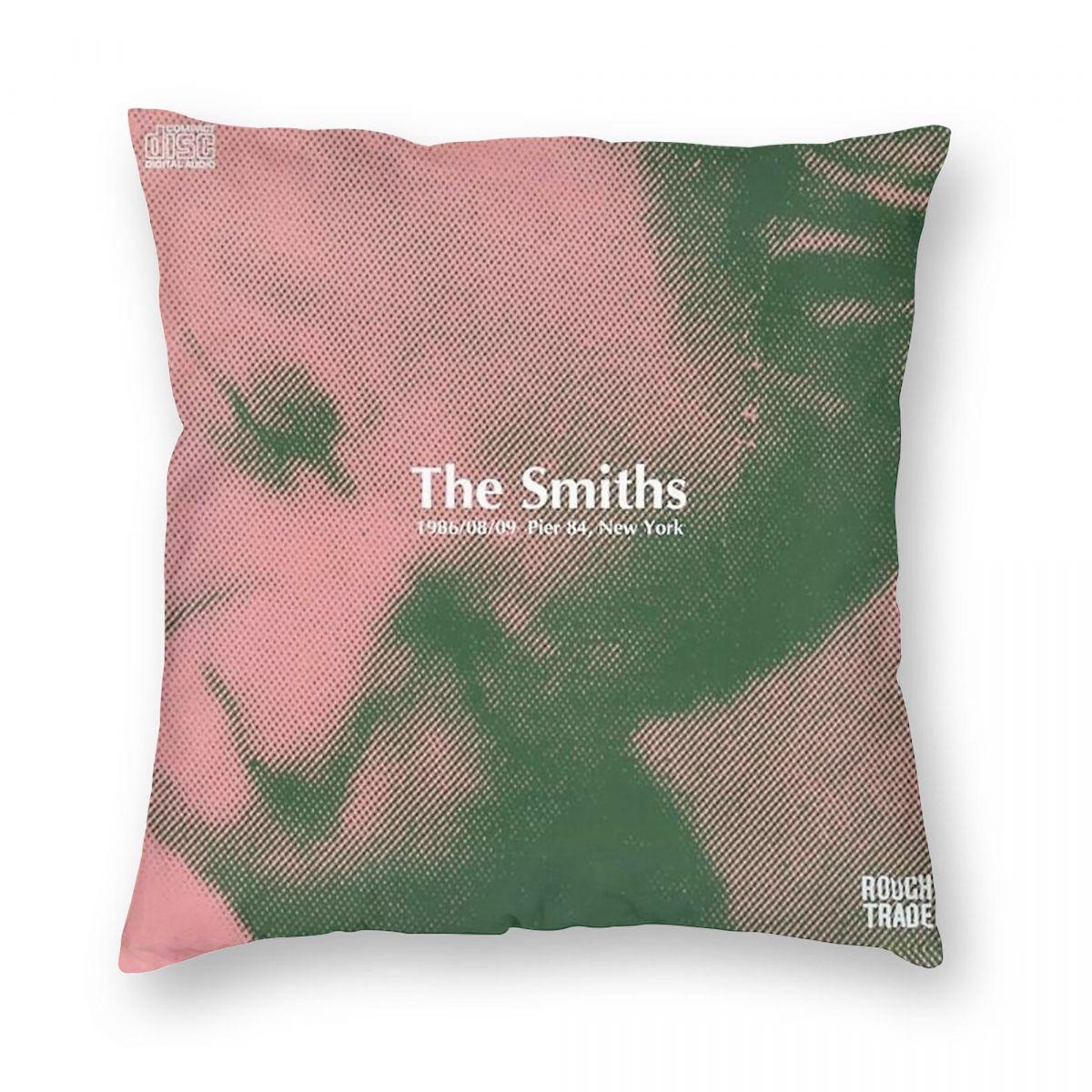 Rouch Trade The Smiths Square Pillowcase Polyester Linen Velvet Pattern Zip Decor Room Cushion Cover 30x30cm
