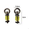 2 Pieces Eye Bolt Roof Rack T Bolts Heavy Duty Stainless Steel for Ropes Anchoring Hooks