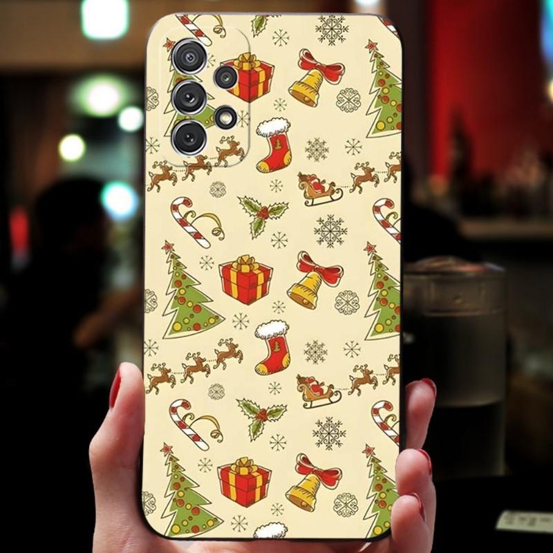Christmas Tree Snowman Santa Phone Case For Samsung Note Galaxy 8 9 20 10 Pro Plus Ultra M20 M31 M40 M10 J7 J6 Prime Back Cover
