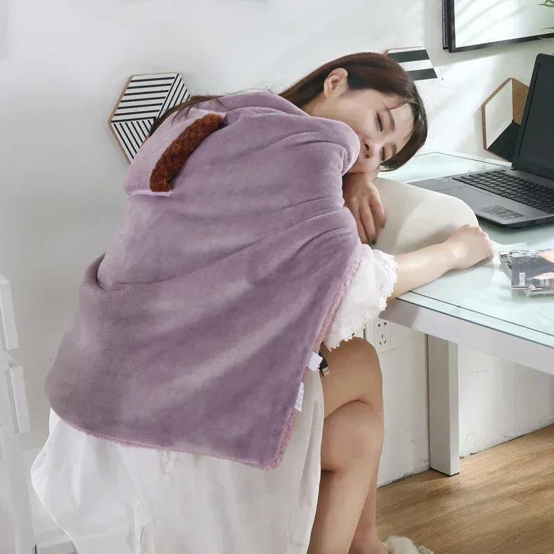 2025 New Electric Blanket 5V Safety Low Voltage USB Rechargeable Electric Blanket Nap Heating Blanket Home Office Sleeping