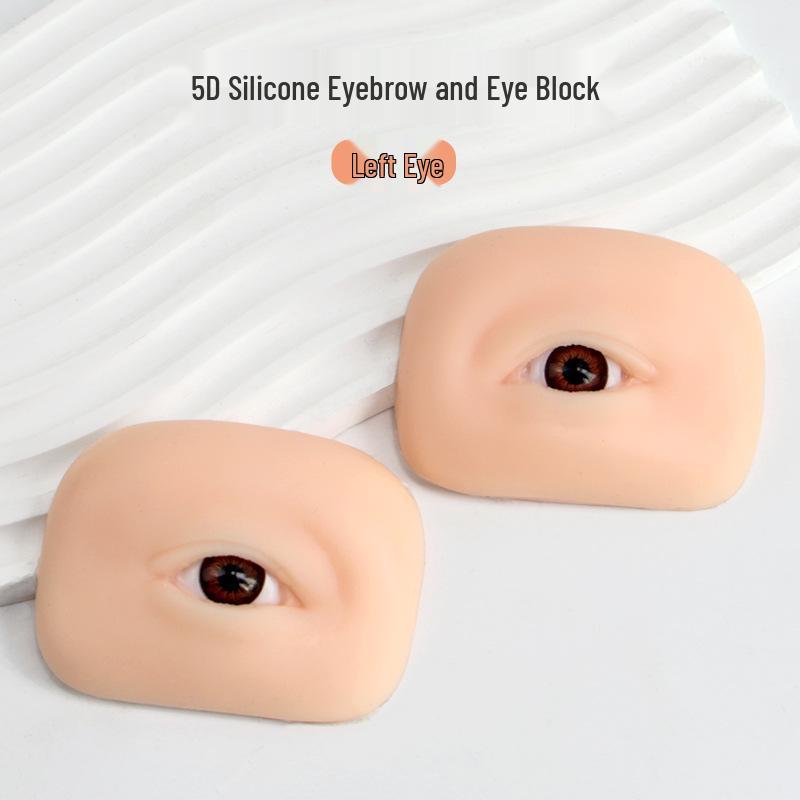 Beginner Microblading Practice Skin: Eyebrow & Eye Module Simulation