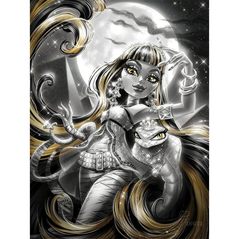 M-Monster H-High Cartoon Diamond Painting Kit Diamond Embroidery Cross Stitch Handmade Art Gift Crafts Home Decor Children Gift