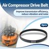 Air Compressor Drive Belt with Toothed Inner Profile, Rubber Construction for OF60150HA OF60150HB OF60150HBT Compressor Belt