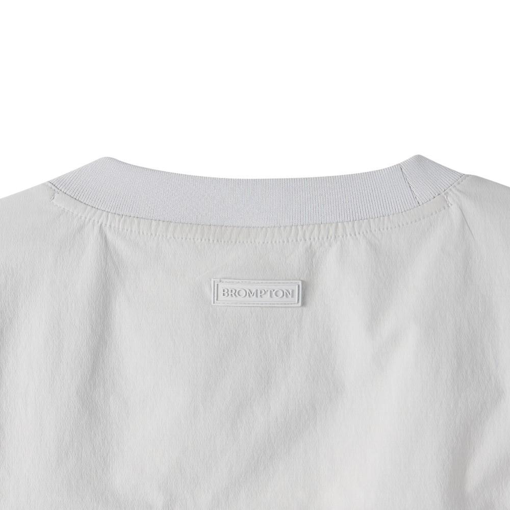 BROMPTON LONDON Lightweight Nylon Half Sleeve T-Shirt - L/Grey (P252Uts184)