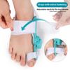Correcteur d'oignon réglable Séparateur d'orteils Soulagement de l'hallux valgus Correcteur d'orteils Redresseur Correction des doigts Pédicure orthopédique
