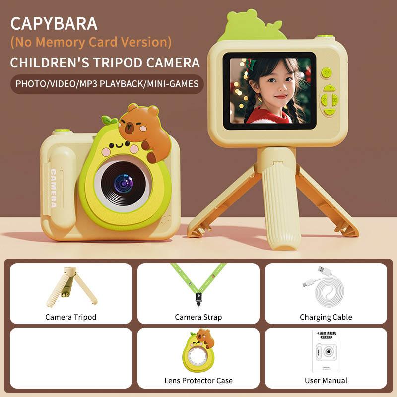 New Children's Digital Camera 1080P High-definition Recording Front And Rear Dual Cameras Cartoon Kids Camera Toy Gift