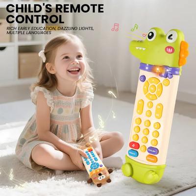 Baby Simulation Remote Control Toddler Toys Baby Infant Fidget Toys Child Phone with Light Sound Early Education Electronic Toys