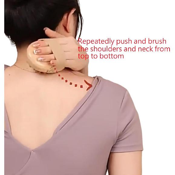 Natural Wooden Handheld Wood Therapy Massage Tool, Used for Fat and improving Lymphatic Blood Circulation, Dry Brush for Removing Dead Skin, SPA