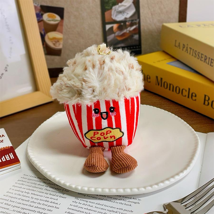 Creative Food Plush Pendant: Cake, Baguette, Croissant Doll - Fun Graduation Gift