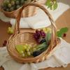 Deer Color Hand-Woven Basket