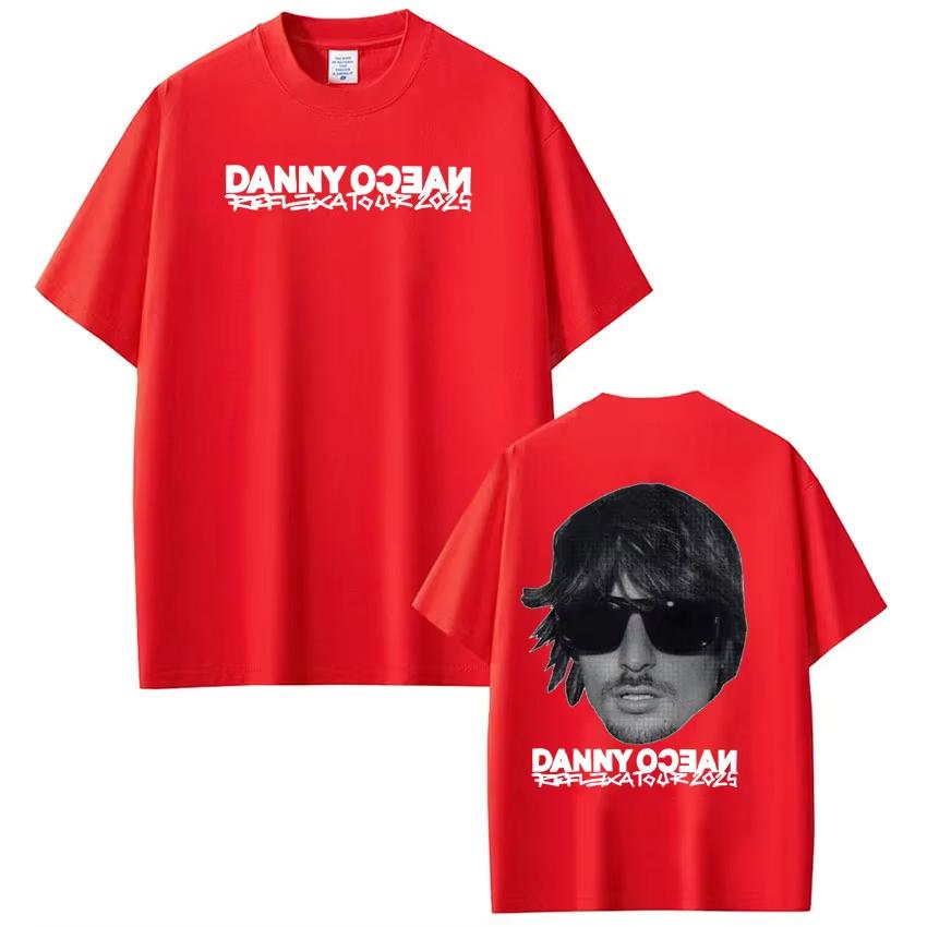 

Rapper Danny Ocean Tour 2026 Vintage Graphic T Shirt Mens Women Summer Hip Hop Tshirt Cotton Casual Gothic Punk Tshirts 4XL