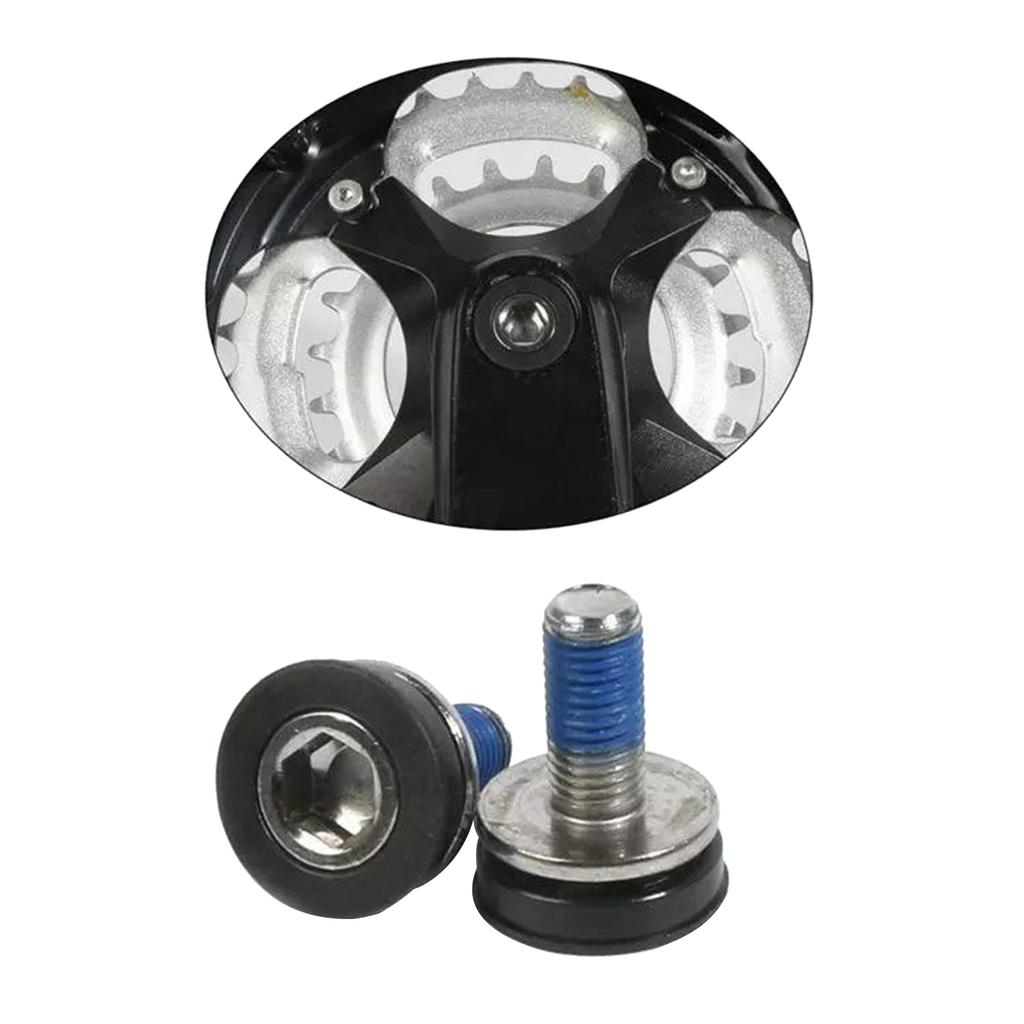 10Pcs Bike M8 Crank Screw 8mm Hex Fixing Screws Bike Bottom Bracket Axle Bolts M8 Thread Inner Hexagon Threaded Screws