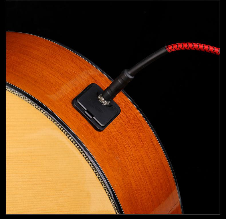 Noise-Cancelling 6.5mm Guitar Patch Cable - 3m/10m for Electric/Bass/Acoustic Amplifiers