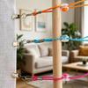 12Pcs Metal Needlework Fabric Holder Clips with Elastic Cord Embroidery Fabric Hugger Clips Tool for Stitching Frame