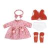 18Inch Doll Clothes Set For America Girl Doll Dressingup Fashion Doll Outfit For Toddler Roleplay Toy Doll Accessory