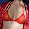Bralette Bra Halter Mesh Non-padded See-through Sheer