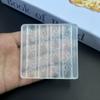2Pc  Ice Flower Nail Silicone Mold Cute Lily Clear 3D Gel Nail Resin Epoxy Carving Template