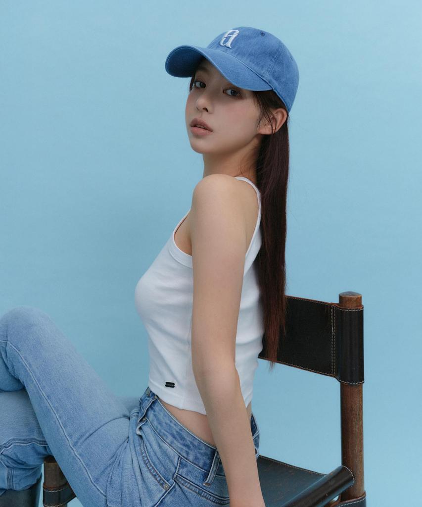 Luseoul Signature Denim Ball Cap Medium Blue