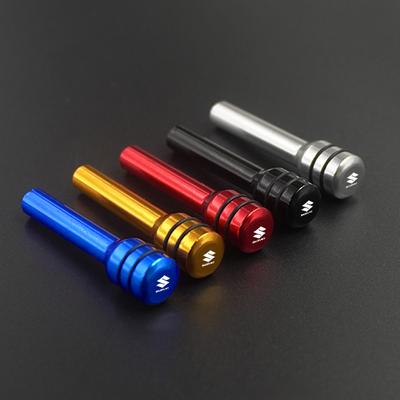 4PC Car Door Lock Pins Screw Knob Aluminium Alloy Button Handle For Suzuki Jimny Swift Samurai SX4 Ignis S-cross Sticker Decal