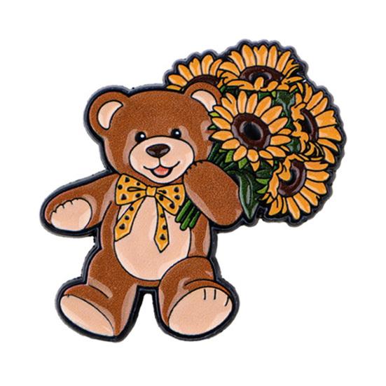 Brooch Pin, Animal Flower Design Brooch Fastener, Buckle-Type Fixing Pins, Enamel Paint Stable Buckle Pins for Backpacks And Hoods