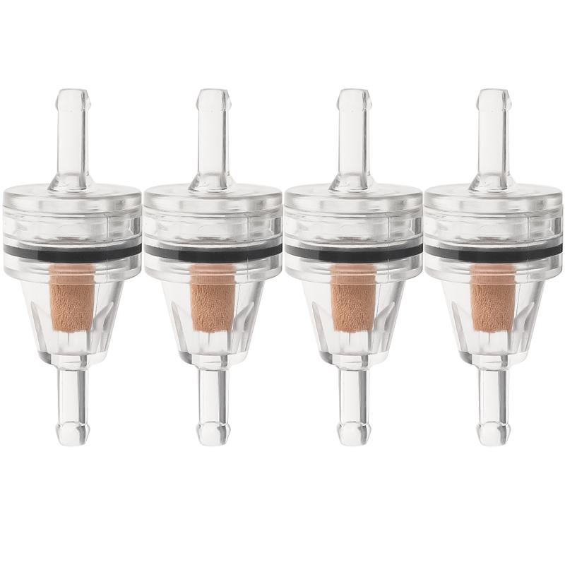 1/4pcs Motorcycle Fuel Filter Universal Gas Inline Fuel Filter Engine Inline Gasoline Filters Scooter Filter Tool for Kawasaki