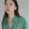 Pinaf Rectangle Necklace _blue