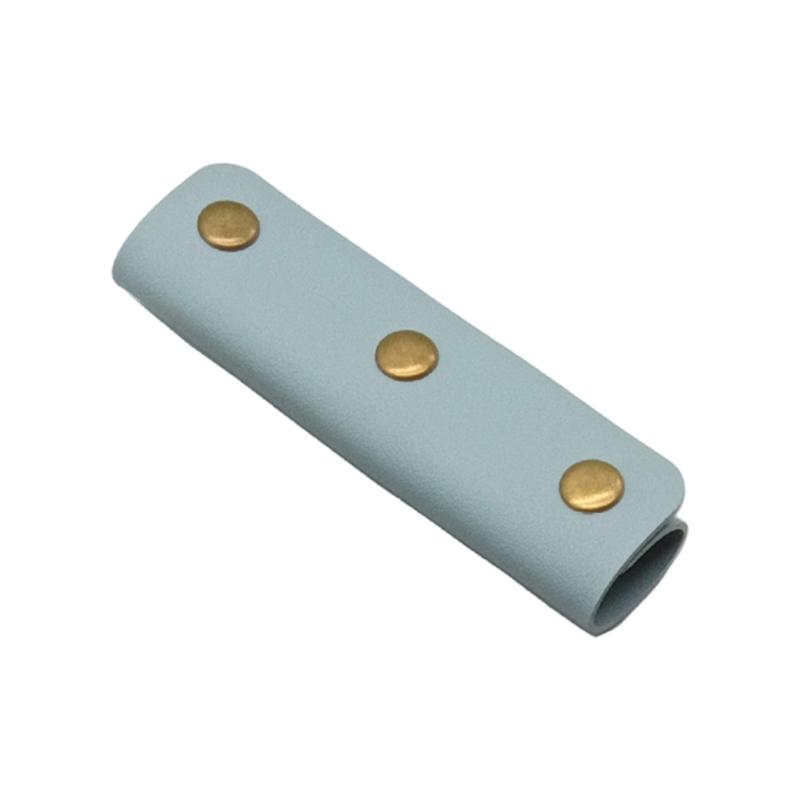 Practical PU Leather Handbag Strap Protector With Slip Resistant And Secure Fixing Snap Protective Sleeve For Shopping Bags