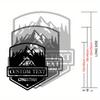 Distinctive Custom Metal Sign Mountain Cabin Wall Decor Home Office Outdoor Rustic