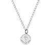 Nff Prayer Coin Necklace-silver
