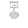 Crystal Moon Butterfly Rose Star Bow Cats Pendant Italian Charm Link Fit 9mm Stainless Steel Bracelet Women Jewelry DIY Making