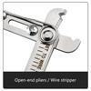 Electrician Tool Stainless Steel Wire Cutter And Stripper Nonslip PVC Grip For Copper Aluminum Cables 0.5-4mm